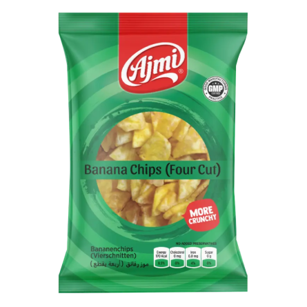 Banana Chips Four Cut 300g