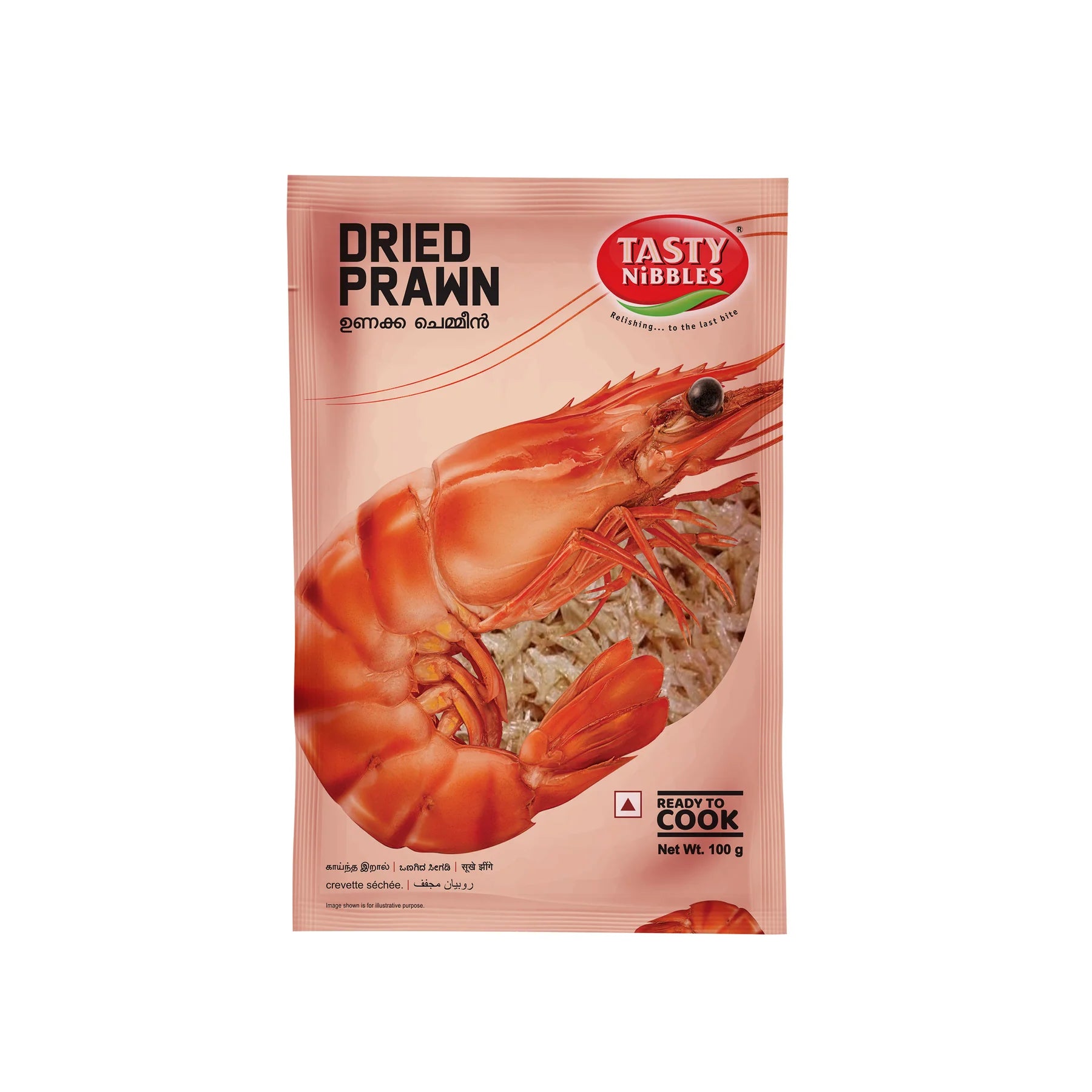 Dried Prawns With Head and Tail 100g